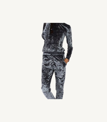 Cinder Velour Sweat Tracksuit