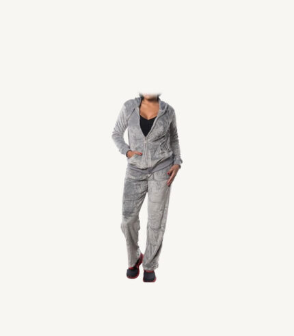 Star Dust Velour Zip Up Tracksuit